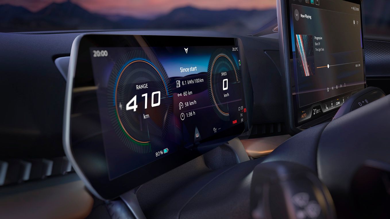Detailansicht vom Digitalen Cockpit