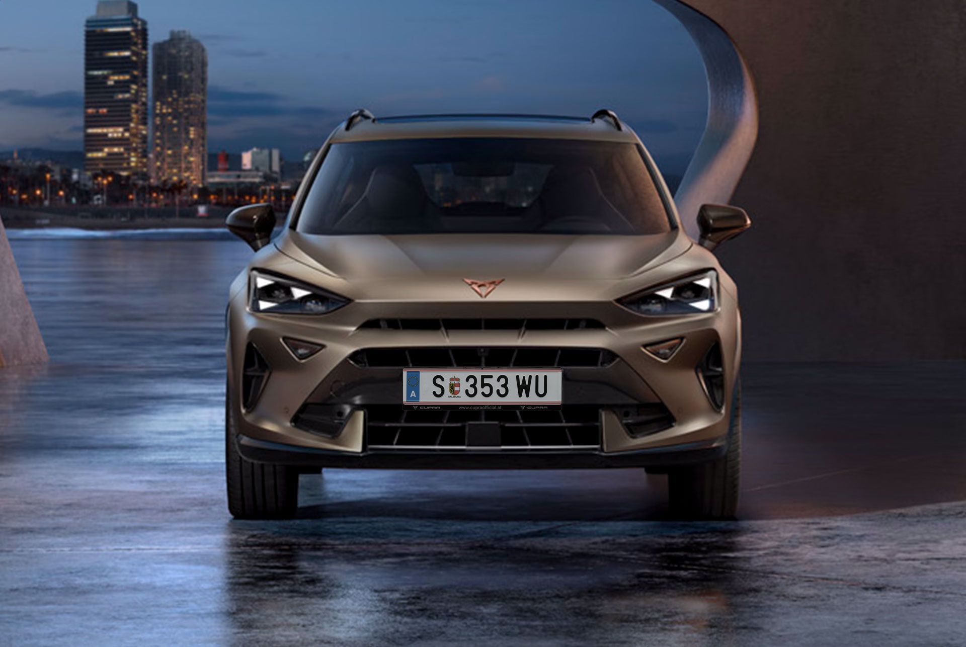 CUPRA Formentor VZ in bronze Frontansicht 