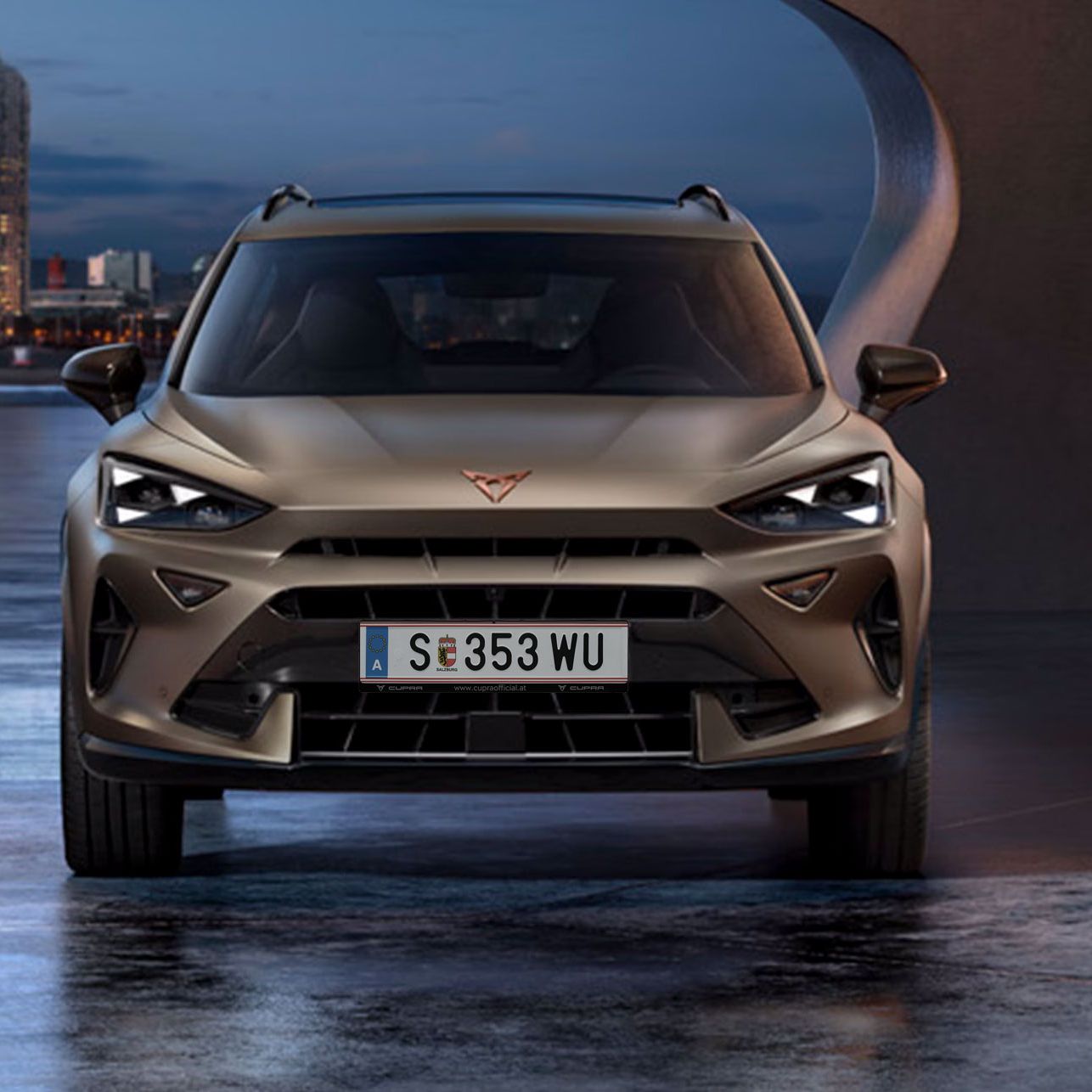 CUPRA Formentor VZ in bronze Frontansicht 