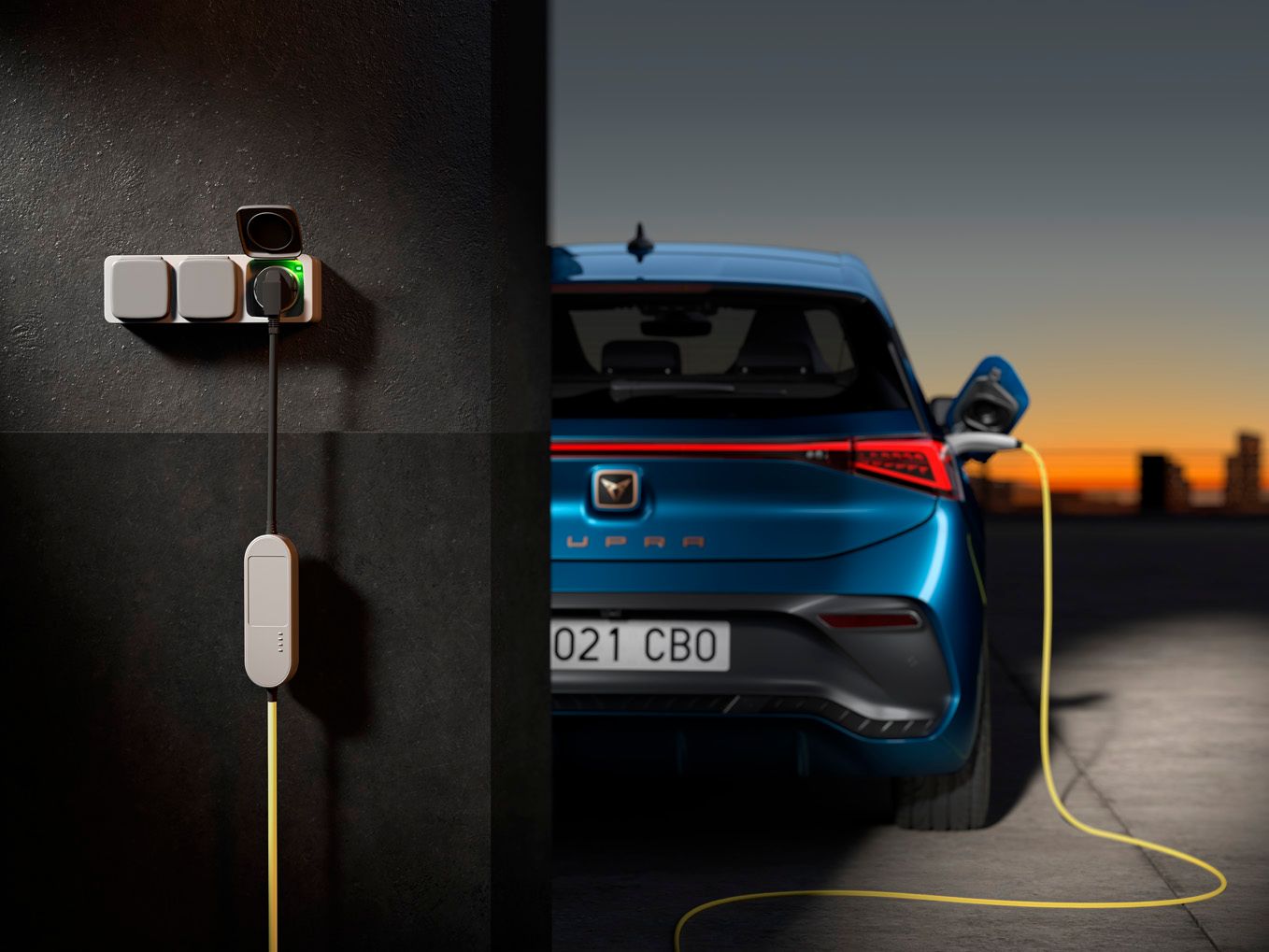 Ein CUPRA Born wir geladen