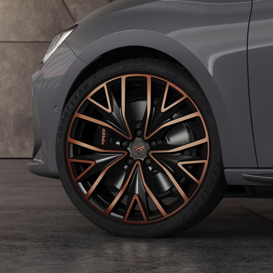 19 Leichtmetallrader Exclusive I Black Copper Glanzgedreht