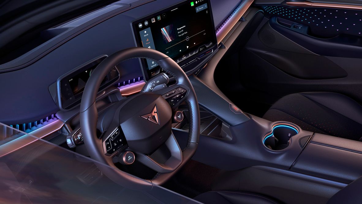 Ansicht eines CUPRA Lenkrads