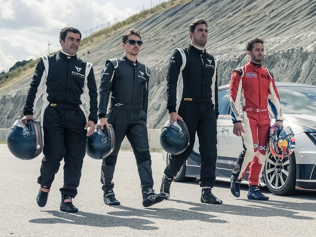 Das Teams Ducati bei der Superbike-Weltmeisterschaft 2018.