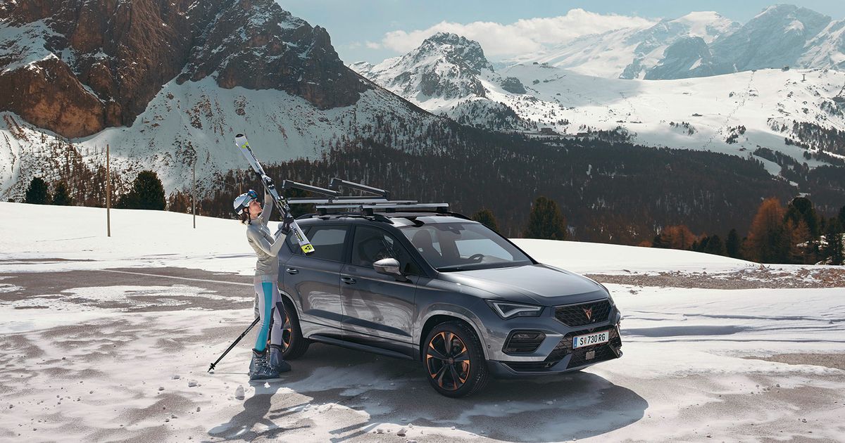 Produktbild von Aluminium-Dachträger Verschiebbarer Skiträger Für 6 Paar Ski Oder 4