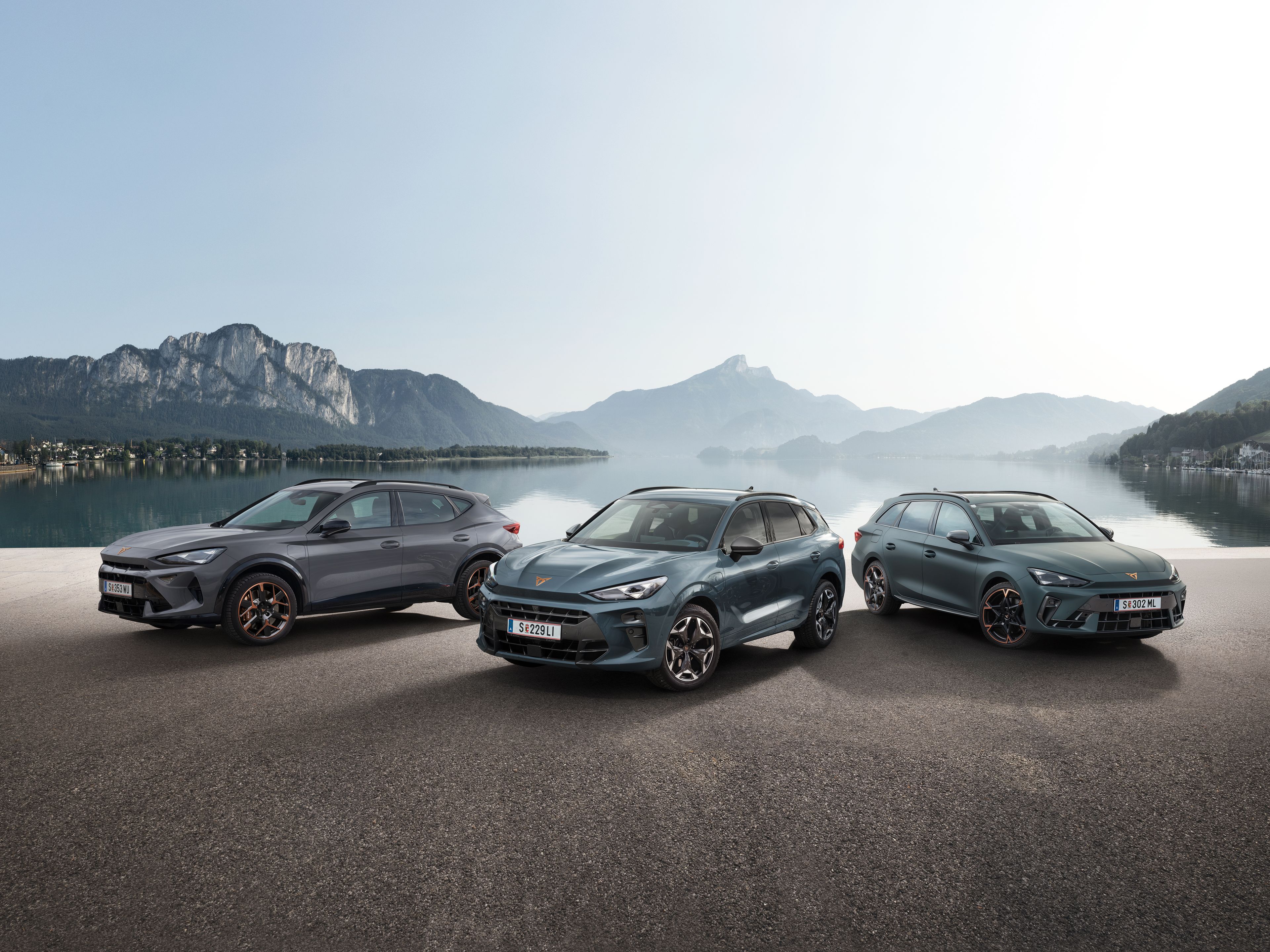 Der CUPRA Terramar, Leon Kombi und Formentor als Plug-in-Hybrid.