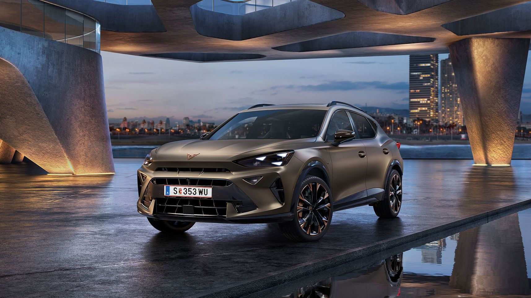 Seitliche Frontansicht des CUPRA FORMENTOR