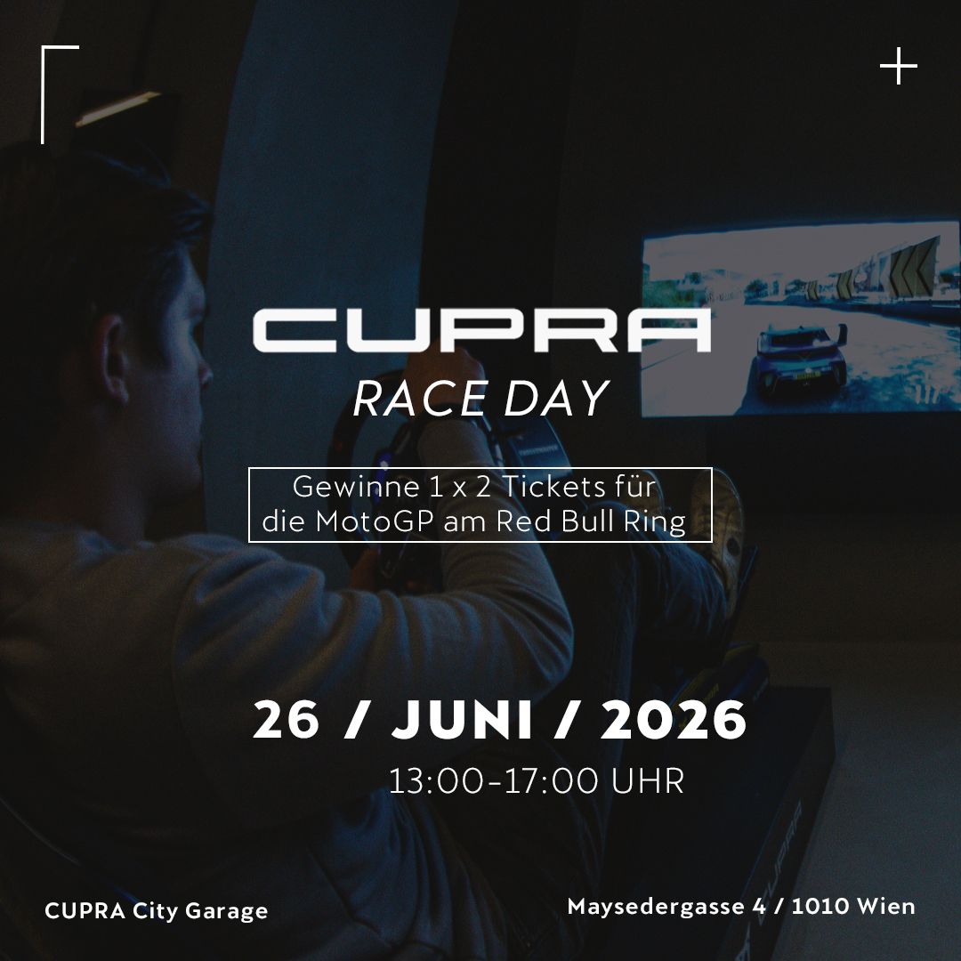 CUPRA Gewinnspiel MotoGP am Red Bull Ring