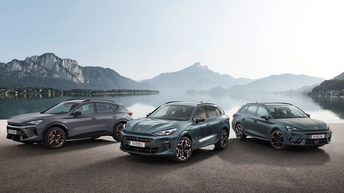 Der CUPRA Terramar, Leon Kombi und Formentor als Plug-in-Hybrid.