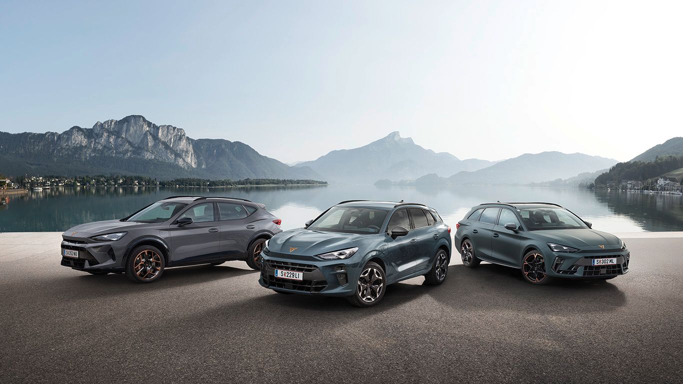Der CUPRA Terramar, Leon Kombi und Formentor als Plug-in-Hybrid.