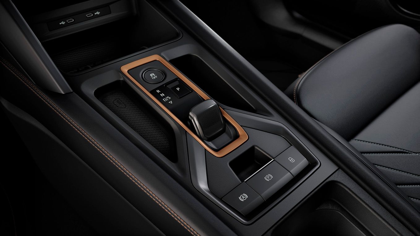 Fokusansicht der Mittelkonsole in einem CUPRA Formentor.