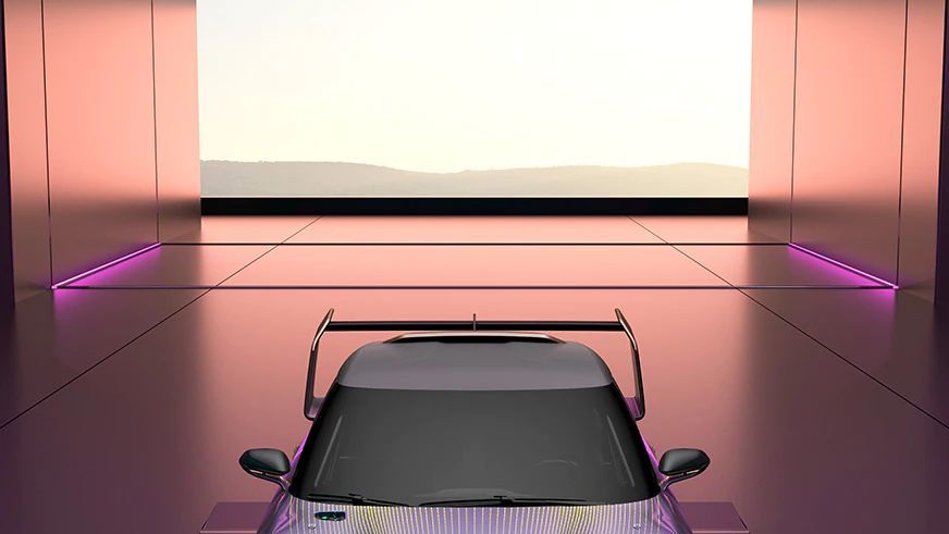 Frontansicht des CUPRA Urban Rebel Concept Cars.