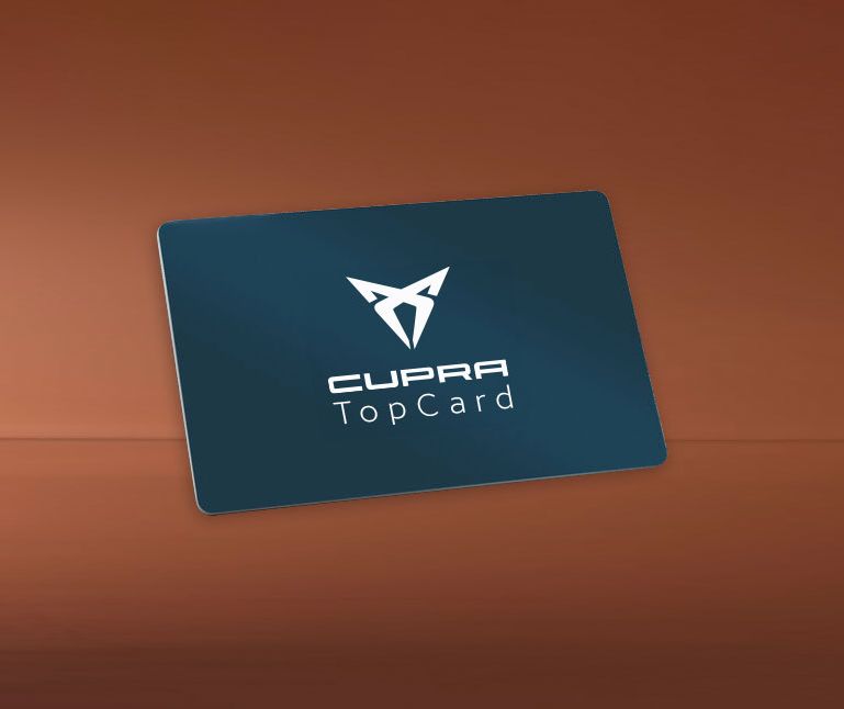 Detailansicht der CUPRA TopCard.