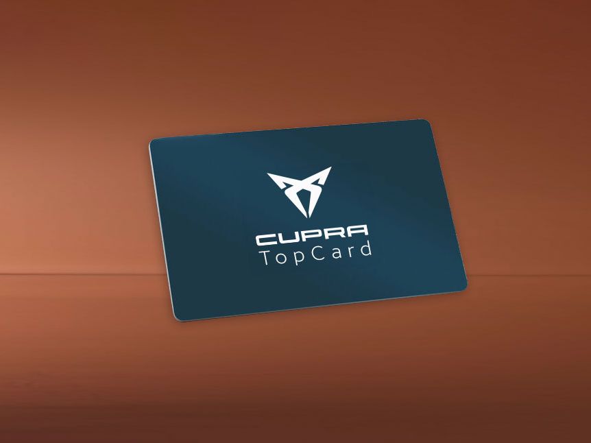 Detailansicht der CUPRA TopCard.