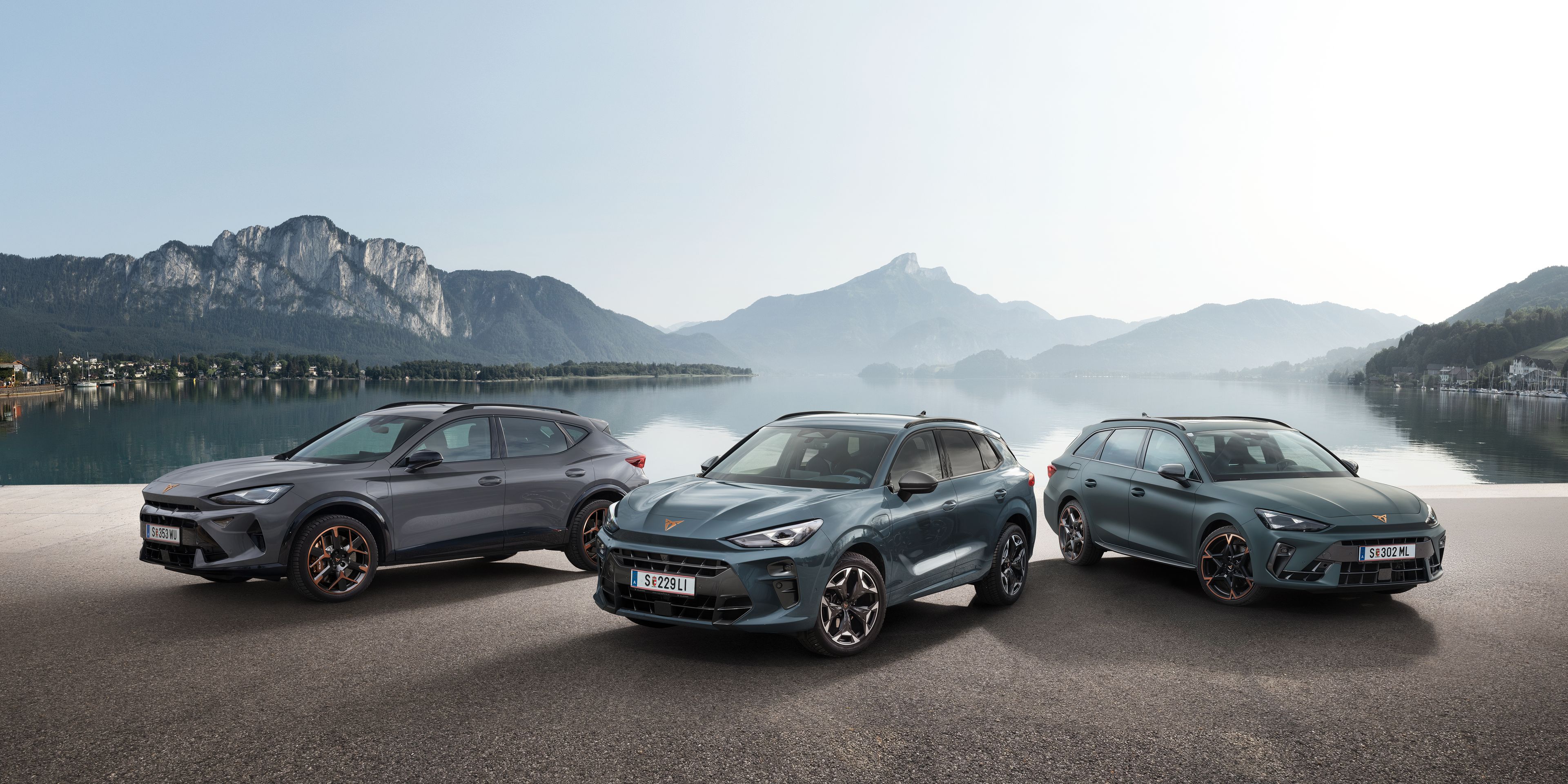 Der CUPRA Terramar, Leon Kombi und Formentor als Plug-in-Hybrid.