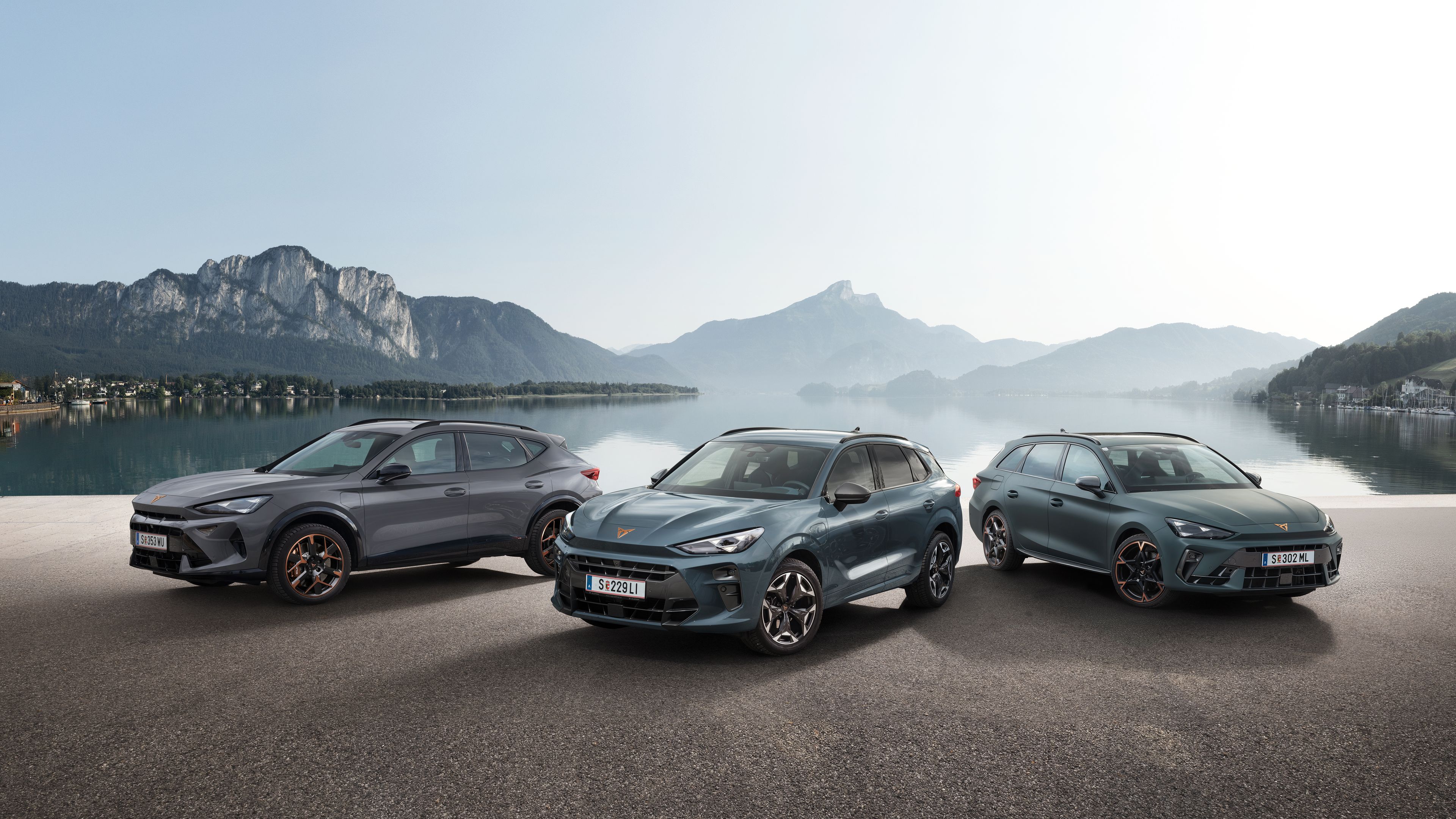 Der CUPRA Terramar, Leon Kombi und Formentor als Plug-in-Hybrid.