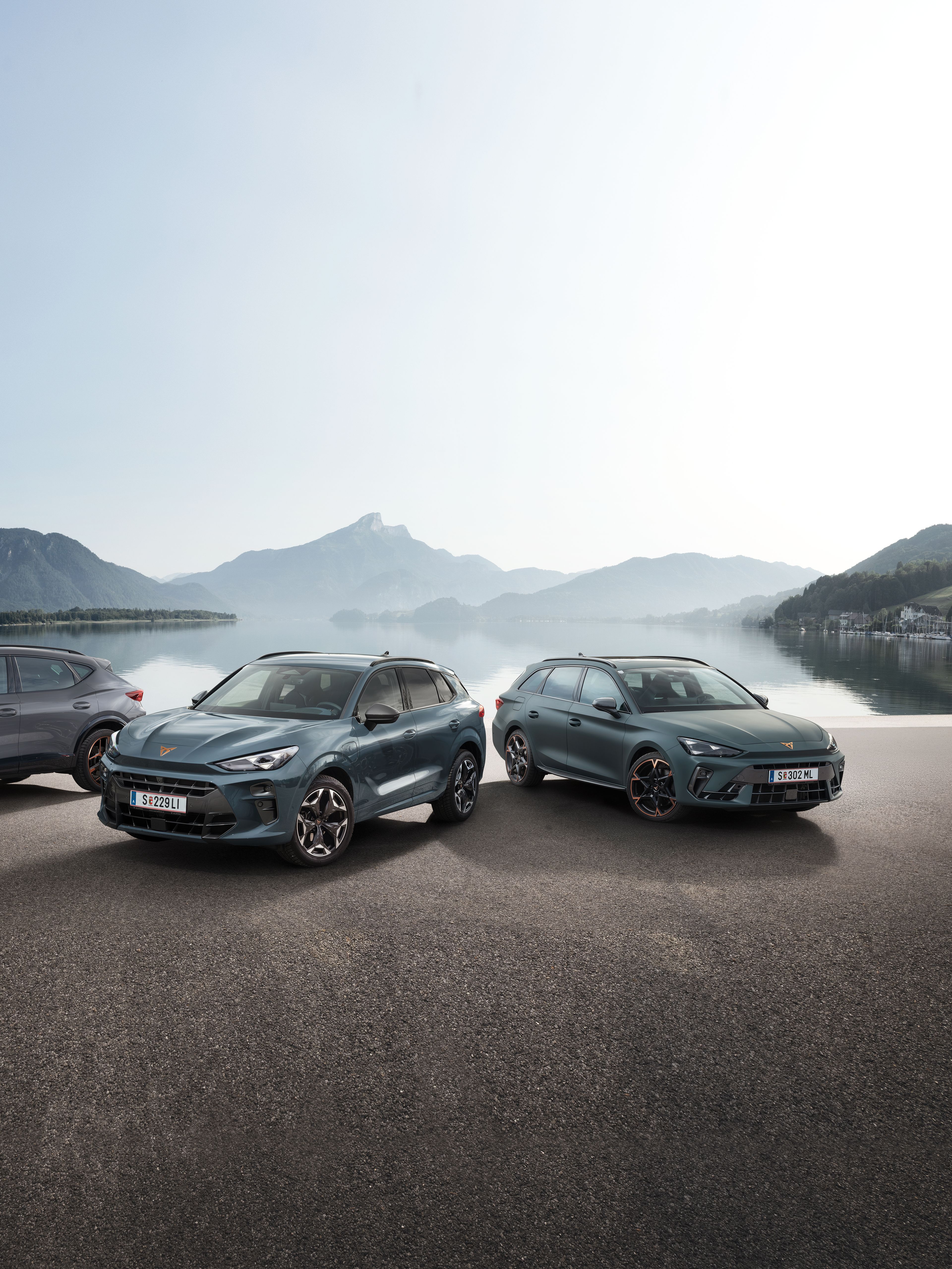 Der CUPRA Terramar, Leon Kombi und Formentor als Plug-in-Hybrid.