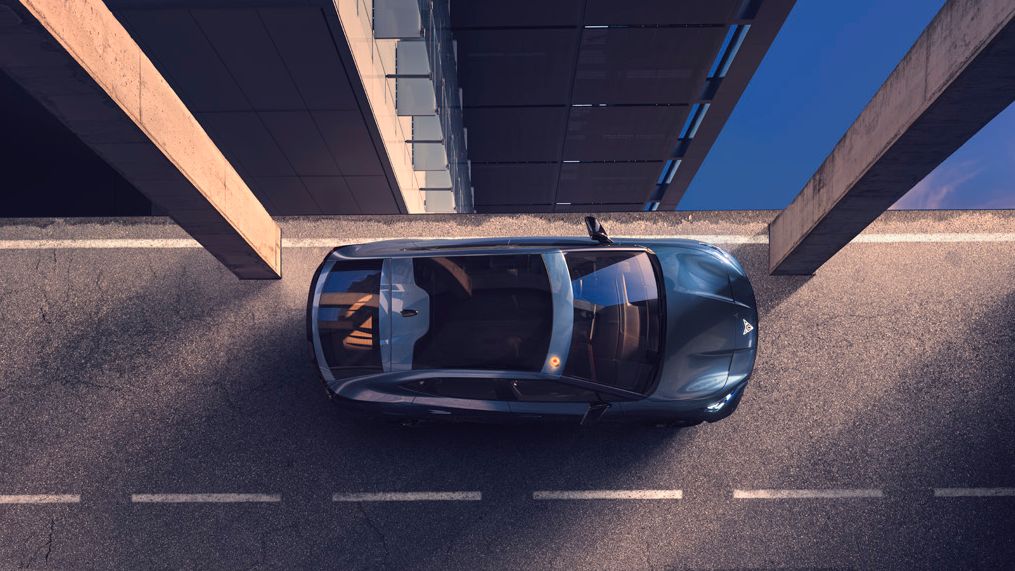 CUPRA Tavascan von oben