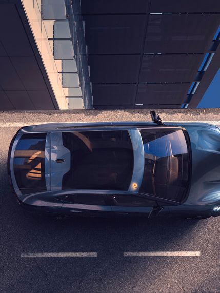 CUPRA Tavascan von oben