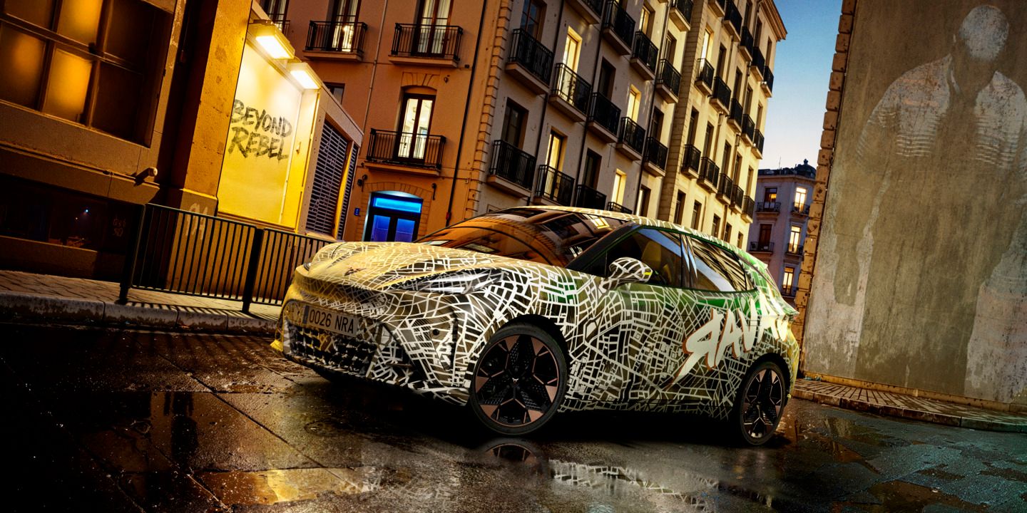 Raval Camouflaged in der Stadt