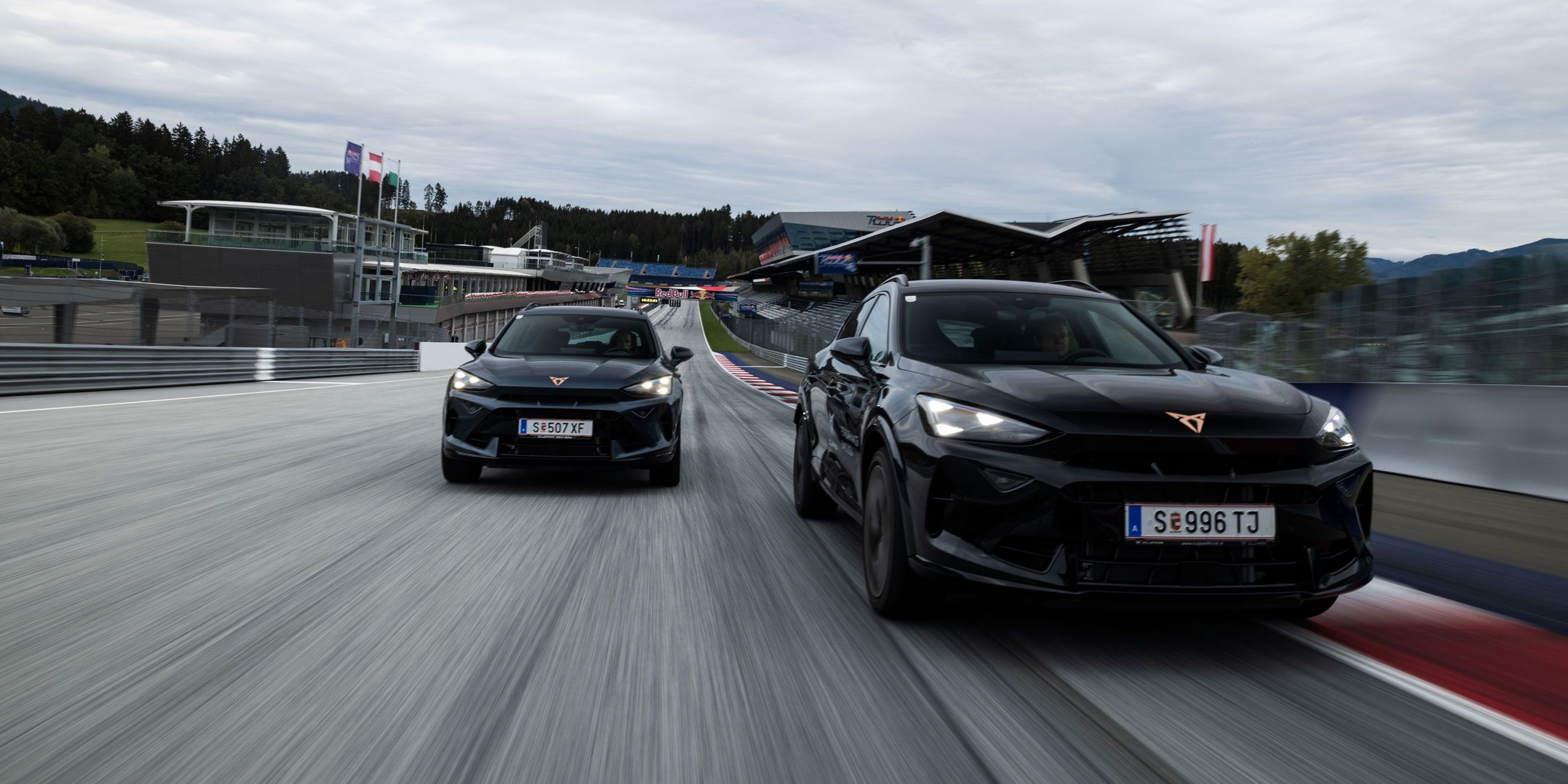 CUPRA Fahrzeuge am Red Bull Ring