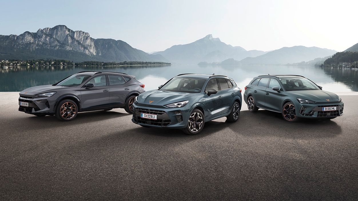 Der CUPRA Terramar, Leon Kombi und Formentor als Plug-in-Hybrid.