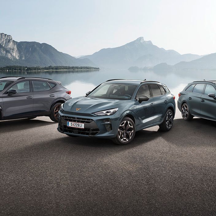 Der CUPRA Terramar, Leon Kombi und Formentor als Plug-in-Hybrid.