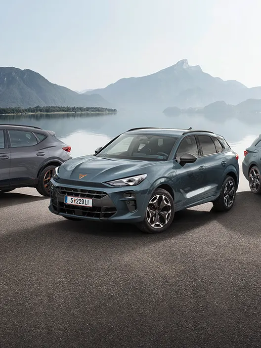 Der CUPRA Terramar, Leon Kombi und Formentor als Plug-in-Hybrid.