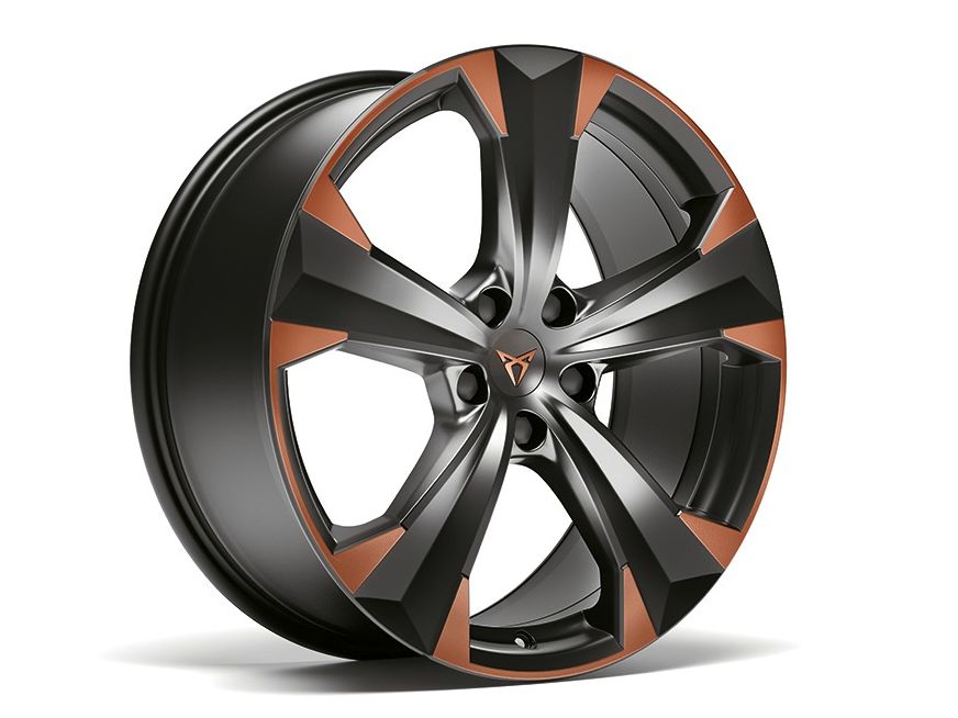 CUPRA Ateca Felgen Schwarz/Kupfer 