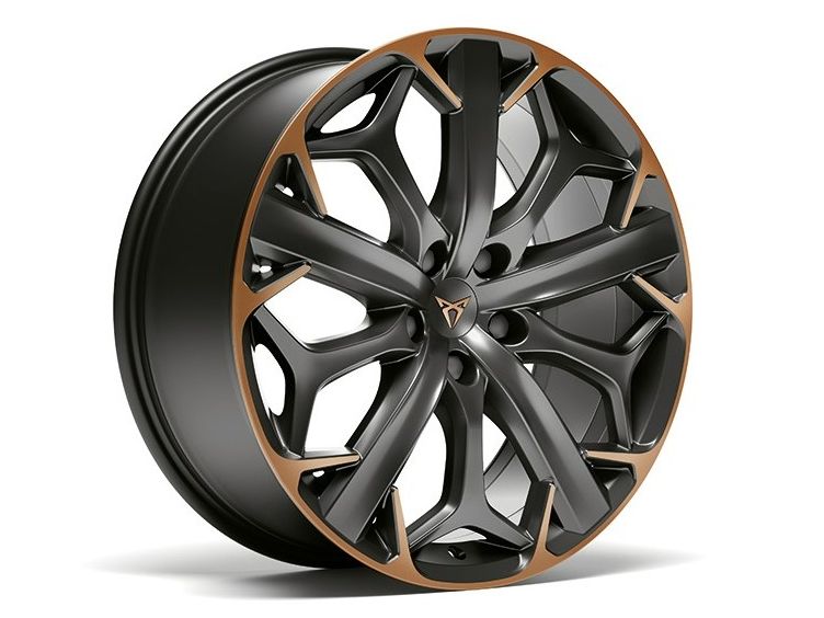 CUPRA Formentor Felgen Schwarz/Kupfer