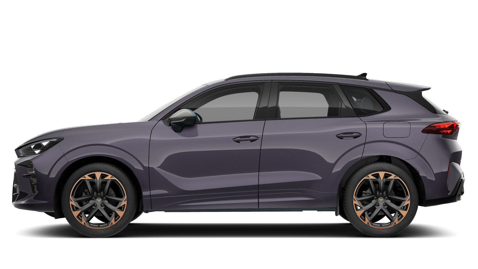 Seitenansicht des CUPRA Terramar.