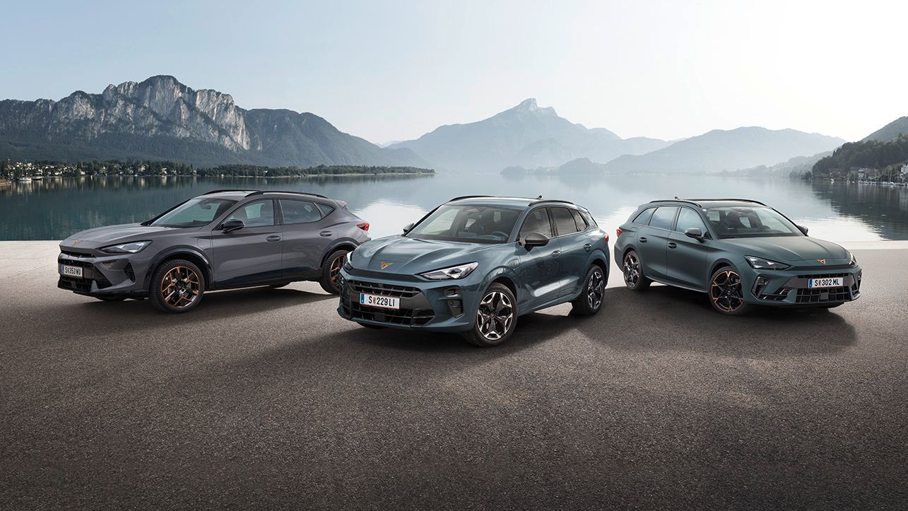 Der CUPRA Terramar, Leon Kombi und Formentor als Plug-in-Hybrid.