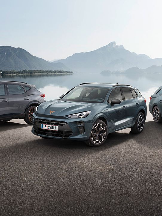 Der CUPRA Terramar, Leon Kombi und Formentor als Plug-in-Hybrid.