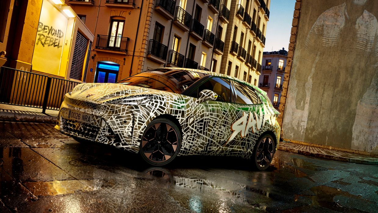 Raval Camouflaged in der Stadt