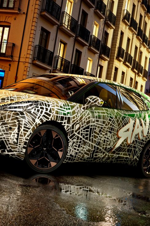 Raval Camouflaged in der Stadt