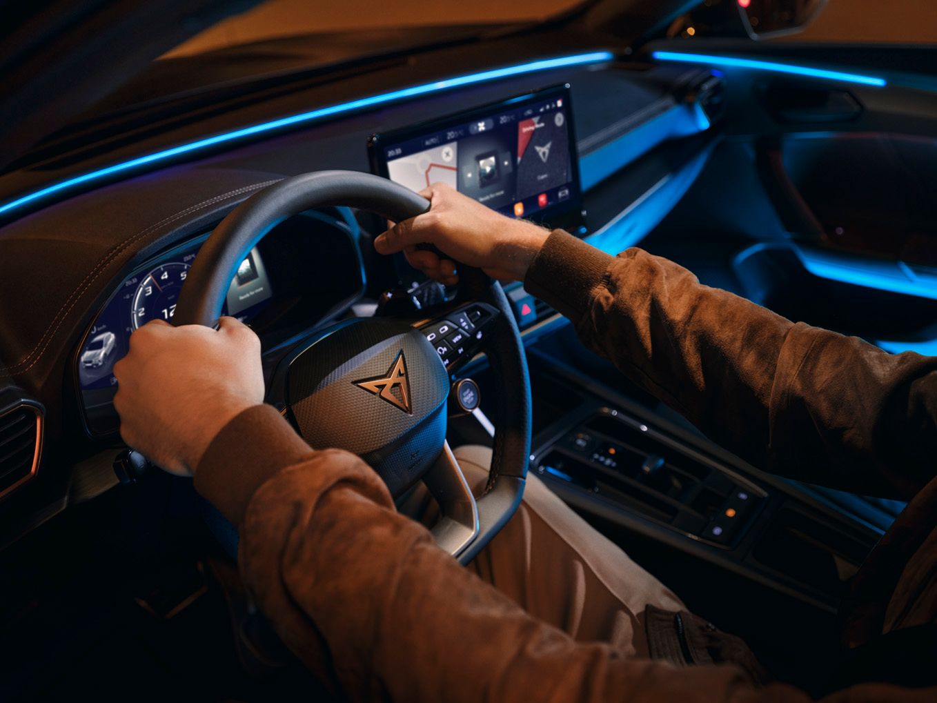 Blick in das Cockpit eines CUPRA Formentors